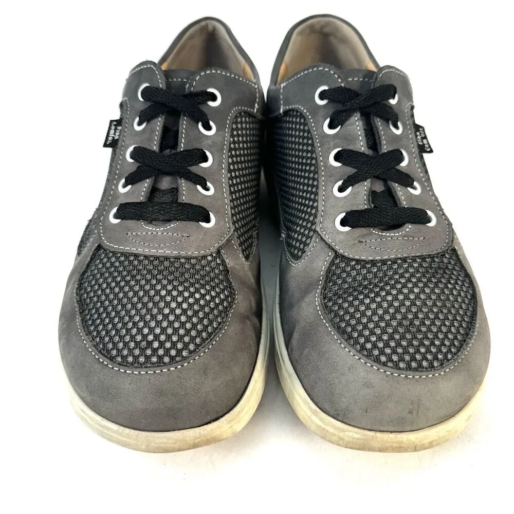 Finn Comfort Columbia Street Women's Size 7.5 Casual Sneakers, Grey